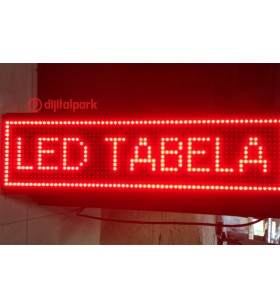 LED Tabela 64 X 16 cm Tek Taraflı 