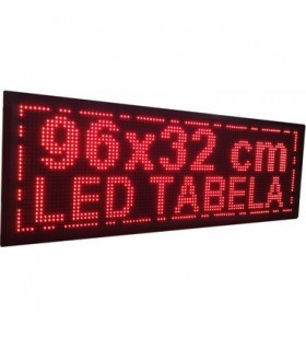 LED Tabela 96X32 cm Tek Taraflı 