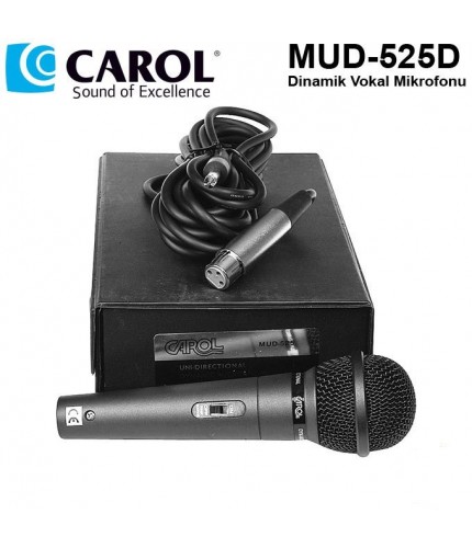 CAROL MUD-525D Dinamik Vokal Mikrofonu